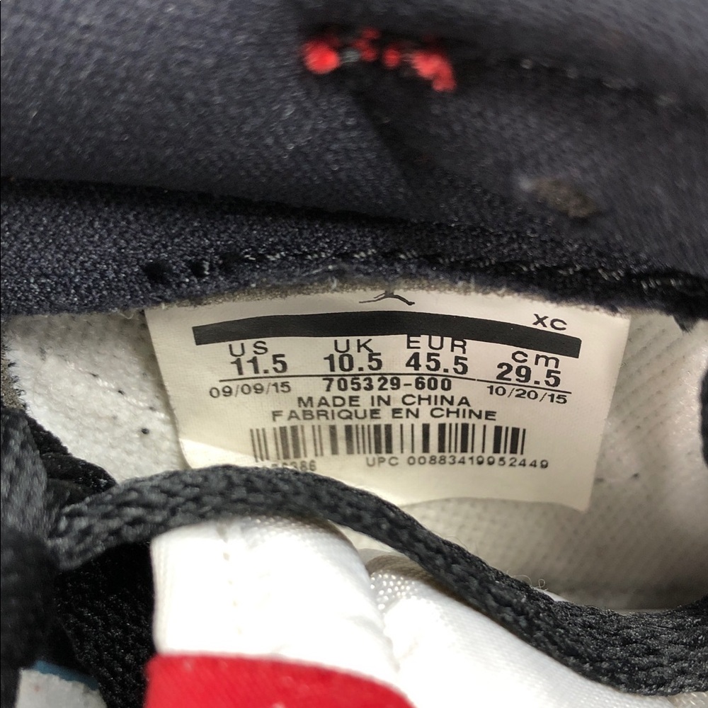 Nike Air Jordan 1 Retro Low Chicago 2016 Varsity Red 705329-600 Shoes -Size 11.5 - Picture 2 of 15